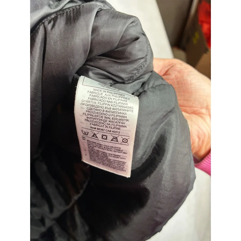 Adidas Youth Medium Black Hooded Puffer Jacket Full‎ Zip C. Hernandez 4 Soccer